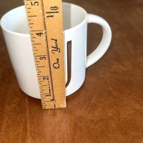 Williams Sonoma White Monogram "J" Mug - Picture 5 of 6